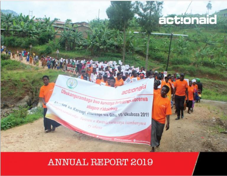 Actionaid Rwanda Annual Report 2019 Actionaid Rwanda 